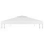 Toldo de cenador 2 niveles 310 g/m² 3x3 m blanco de , Cubiertas para carpas y cenadores - Ref: Foro24-312074, Precio: 68,06 €...