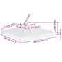 Toldo de cenador 2 niveles 310 g/m² 3x3 m blanco de , Cubiertas para carpas y cenadores - Ref: Foro24-312074, Precio: 68,06 €...