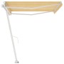 Toldo de pie manual retráctil amarillo y blanco 400x350 cm de vidaXL, Toldos - Ref: Foro24-3069618, Precio: 463,90 €, Descuen...