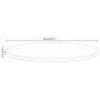 Tablero de mesa redondo madera maciza mango rugosa Ø 70x2,5 cm de , Tableros para mesas - Ref: Foro24-370010, Precio: 96,68 €...