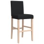 Taburetes altos 2 uds madera maciza de caucho y tela de , Taburetes de cocina - Ref: Foro24-4006194, Precio: 111,21 €, Descue...
