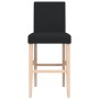 Taburetes altos 2 uds madera maciza de caucho y tela de , Taburetes de cocina - Ref: Foro24-4006194, Precio: 111,21 €, Descue...