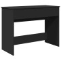 Tocador con espejo negro 100x45x76 cm de , Tocadores para dormitorios - Ref: Foro24-840696, Precio: 136,83 €, Descuento: %