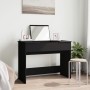 Tocador con espejo negro 100x45x76 cm de , Tocadores para dormitorios - Ref: Foro24-840696, Precio: 136,83 €, Descuento: %
