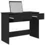 Tocador con espejo negro 100x45x76 cm de , Tocadores para dormitorios - Ref: Foro24-840696, Precio: 136,83 €, Descuento: %