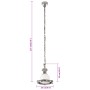 Lámpara colgante de aluminio 24x24x137 cm de , Lámparas - Ref: Foro24-357842, Precio: 72,84 €, Descuento: %