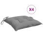 Cojines de silla de jardín 4 uds tela gris 40x40x7 cm de , Cojines para sillas y sofás - Ref: Foro24-361454, Precio: 25,53 €,...