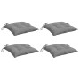 Cojines de silla de jardín 4 uds tela gris 40x40x7 cm de , Cojines para sillas y sofás - Ref: Foro24-361454, Precio: 25,53 €,...