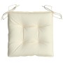 Cojines de silla de jardín 2 uds tela Oxford crema 50x50x7 cm de , Cojines para sillas y sofás - Ref: Foro24-361513, Precio: ...