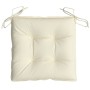 Cojines de silla de jardín 2 uds tela Oxford crema 40x40x7 cm de , Cojines para sillas y sofás - Ref: Foro24-361456, Precio: ...