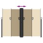 Toldo lateral retráctil beige 180x1200 cm de , Sombrillas - Ref: Foro24-4004840, Precio: 159,03 €, Descuento: %
