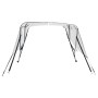 Toldo bimini 3 arcos con paredes laterales 183x(154-167)x137 cm de , Cubiertas para almacenamiento de barcas - Ref: Foro24-94...