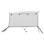 Toldo bimini 3 arcos con paredes laterales 183x(154-167)x137 cm de , Cubiertas para almacenamiento de barcas - Ref: Foro24-94...