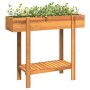 Jardinera arriate madera maciza de acacia 90x30x75 cm de , Maceteros y jardineras - Ref: Foro24-366499, Precio: 99,72 €, Desc...