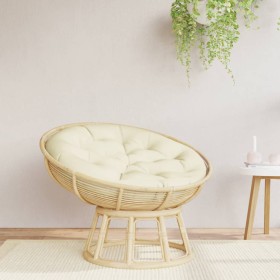 Cojín redondo tela Oxford color crema Ø 100x11 cm de , Cojines para sillas y sofás - Ref: Foro24-361964, Precio: 51,22 €, Des...
