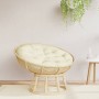 Cojín redondo tela Oxford color crema Ø 100x11 cm de , Cojines para sillas y sofás - Ref: Foro24-361964, Precio: 51,22 €, Des...