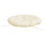 Cojín redondo tela Oxford color crema Ø 100x11 cm de , Cojines para sillas y sofás - Ref: Foro24-361964, Precio: 51,22 €, Des...