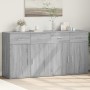 Aparadores 2 uds madera de ingeniería gris Sonoma 79x38x80 cm de , Aparadores - Ref: Foro24-3276621, Precio: 239,17 €, Descue...