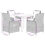 Set de muebles jardín 5 pzas con cojines ratán sintético negro de , Conjuntos de jardín - Ref: Foro24-3262827, Precio: 529,44...