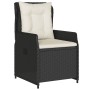 Set comedor de jardín 3 pzas con cojines ratán sintético negro de , Conjuntos de jardín - Ref: Foro24-3262833, Precio: 309,99...