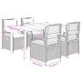 Set comedor de jardín 5 pzas con cojines ratán sintético beige de , Conjuntos de jardín - Ref: Foro24-3263009, Precio: 538,69...