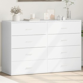 Aparadores 2 uds madera de ingeniería blanco 60x39x80 cm de , Aparadores - Ref: Foro24-3276623, Precio: 207,97 €, Descuento: %