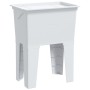 Fregadero de lavadero de resina blanco 59x41x75 cm de , Fregaderos - Ref: Foro24-4002799, Precio: 116,35 €, Descuento: %