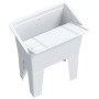 Fregadero de lavadero de resina blanco 59x41x75 cm de , Fregaderos - Ref: Foro24-4002799, Precio: 116,35 €, Descuento: %