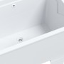 Fregadero de lavadero de resina blanco 59x41x75 cm de , Fregaderos - Ref: Foro24-4002799, Precio: 116,35 €, Descuento: %