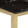 Mesa consola acero inoxidable dorado y vidrio templado de , Mesas auxiliares - Ref: Foro24-349996, Precio: 194,37 €, Descuent...