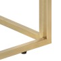 Mesa consola acero inoxidable dorado y vidrio templado de , Mesas auxiliares - Ref: Foro24-349996, Precio: 194,37 €, Descuent...