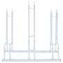Soporte para 3 bicicletas suelo independiente acero galvanizado de , Bases y soportes para almacenar bicicletas - Ref: Foro24...