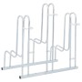 Soporte para 3 bicicletas suelo independiente acero galvanizado de , Bases y soportes para almacenar bicicletas - Ref: Foro24...