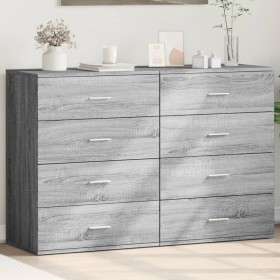 Aparadores 2 uds madera de ingeniería gris Sonoma 60x39x80 cm de , Aparadores - Ref: Foro24-3276628, Precio: 187,34 €, Descue...