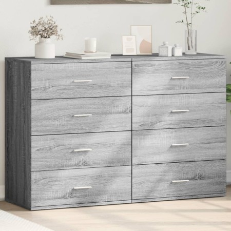 Aparadores 2 uds madera de ingeniería gris Sonoma 60x39x80 cm de , Aparadores - Ref: Foro24-3276628, Precio: 187,34 €, Descue...