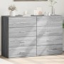 Aparadores 2 uds madera de ingeniería gris Sonoma 60x39x80 cm de , Aparadores - Ref: Foro24-3276628, Precio: 187,34 €, Descue...