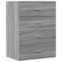 Aparadores 2 uds madera de ingeniería gris Sonoma 60x39x80 cm de , Aparadores - Ref: Foro24-3276628, Precio: 187,34 €, Descue...