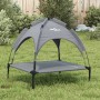 Cama para perros con dosel antracita tela oxford y acero de , Camas para perros - Ref: Foro24-172597, Precio: 33,03 €, Descue...