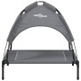 Cama para perros con dosel antracita tela oxford y acero de , Camas para perros - Ref: Foro24-172597, Precio: 33,03 €, Descue...