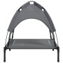 Cama para perros con dosel antracita tela oxford y acero de , Camas para perros - Ref: Foro24-172597, Precio: 33,03 €, Descue...