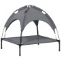 Cama para perros con dosel antracita tela oxford y acero de , Camas para perros - Ref: Foro24-172597, Precio: 33,03 €, Descue...