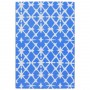 Alfombra de exterior ARAKIL azul y blanca 140x200 cm PP de , Protectores para exterior - Ref: Foro24-317028, Precio: 31,96 €,...