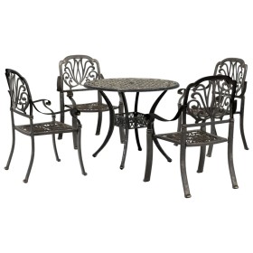 Juego de comedor de jardín 5 piezas aluminio fundido bronce de , Conjuntos de jardín - Ref: Foro24-3216326, Precio: 871,77 €,...