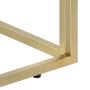 Mesa consola acero inoxidable dorado y vidrio templado de , Mesas auxiliares - Ref: Foro24-350012, Precio: 128,85 €, Descuent...