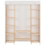 Armario de tela blanco 135x40x170 cm de , Armarios roperos - Ref: Foro24-248196, Precio: 149,54 €, Descuento: %