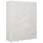Armario de tela blanco 135x40x170 cm de , Armarios roperos - Ref: Foro24-248196, Precio: 149,54 €, Descuento: %