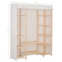 Armario de tela blanco 135x40x170 cm de , Armarios roperos - Ref: Foro24-248196, Precio: 149,54 €, Descuento: %