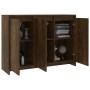 Aparador de madera de ingeniería roble ahumado 102x33x75 cm de , Aparadores - Ref: Foro24-813014, Precio: 74,06 €, Descuento: %
