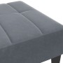 Reposapiés de terciopelo gris oscuro 77x55x31 cm de , Otomanas - Ref: Foro24-4007385, Precio: 68,72 €, Descuento: %