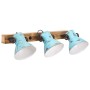 Lámpara de pared azul desgastado 25 W E27 65x25 cm de , Lámparas - Ref: Foro24-371821, Precio: 73,53 €, Descuento: %
